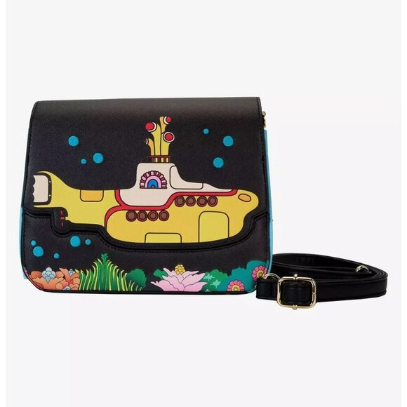 Loungefly Handbags - Loungefly The Beatles Yellow Submarine Crossbody Bag NWT​